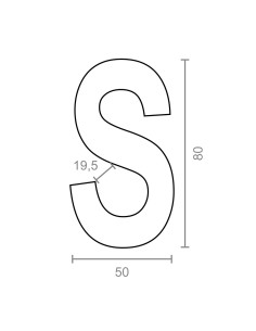 Gancho en forma de s cg23 6 x 80 mm, zincado, blister 2 uds 2