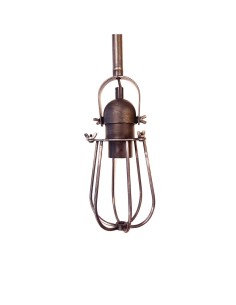 Lámpara de techo metalica vintage e27 60w color negro ø10 x 22 cm