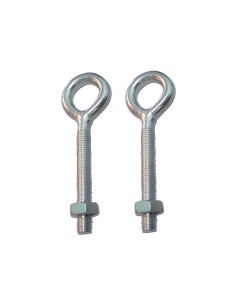 Hembrilla soldada con tuerca hm01, m8 x 60 mm, zincado, blister 2 uds