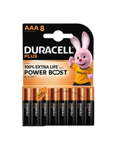 Pila alcalina power boost aaa lr03 mn2400 1,5 v ø10,5 x 44,5 mm blister 8 uds