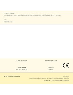 Pila alcalina power boost aa lr06 mn1500 1,5 v ø14,5 x 50,5 mm blister 8 uds 2