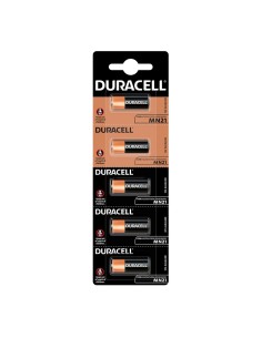 Pila alcalina mn21 12 v ø10,3 x 28,5 mm blister 5 uds