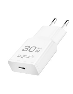 Cargador 30 w gan usb-c, blanco