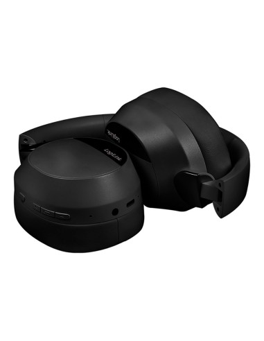 Auriculares plegables negros con bluetooth 6.0,...