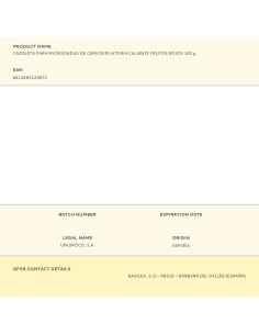 Cazoleta para microondas de cera depilatoria caliente frutos rojos 90 g 2