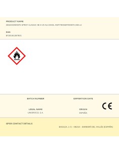 Desodorante spray classic 48 h, 0% alcohol antitranspirante, 200 ml 2