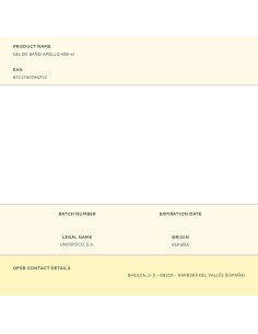 Gel de baño apollo 400 ml 2