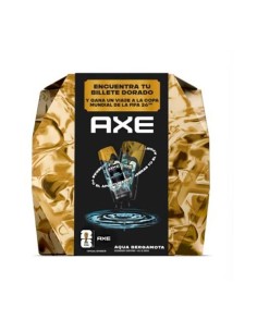 Estuche dorado aqua bergamota, desodorante spray 150 ml + gel de ducha 225 ml