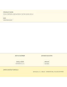 Stick corporal depilatorio 75 ml y after shave 240 ml 2