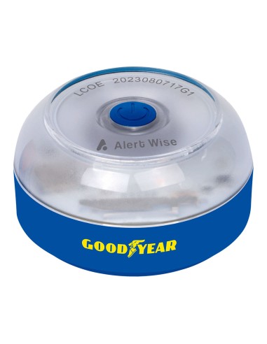 Baliza v16 de emergencia homologada conectada geolocalizable con dgt 3.0 alert wise goodyear