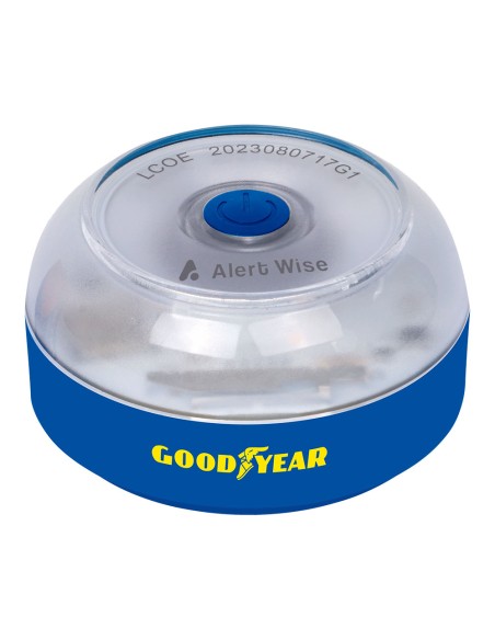 Baliza v16 de emergencia homologada conectada geolocalizable con dgt 3.0 alert wise goodyear