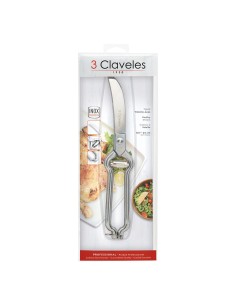 Tijera trincha aves de acero inoxidable de 24 cm 2