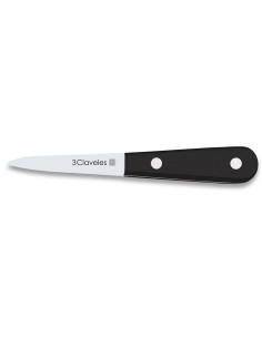 Cuchillo abre ostras de acero inoxidable con mango pom, 7 cm
