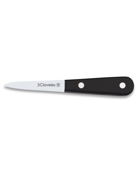 Cuchillo abre ostras de acero inoxidable con mango pom, 7 cm