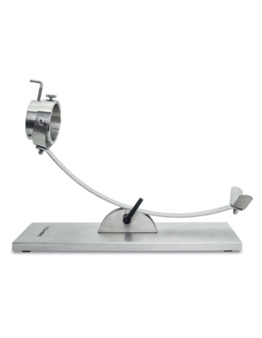 Jamonero basculante con cabezal giratorio de acero inoxidable