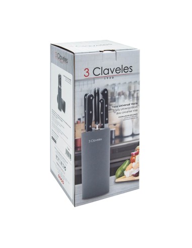 Taco universal vacío gris ø11 x 22 cm