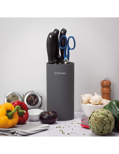 Taco universal vacío gris ø11 x 22 cm