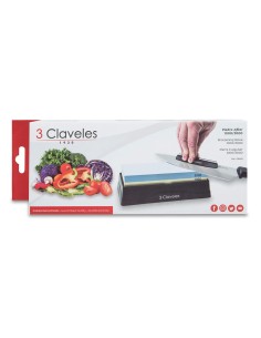 Piedra para afilar 1000/3000 con base, dos guias y rectificador 2