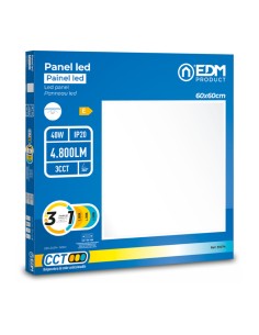 Panel led, 40 w, 3cct (3000-4000-6500 k), 4800 lm, 595 x 595 x 28 mm 2