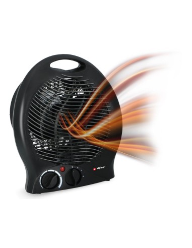 Calefactor compacto negro, 2000 w 21 x 12,5 x...