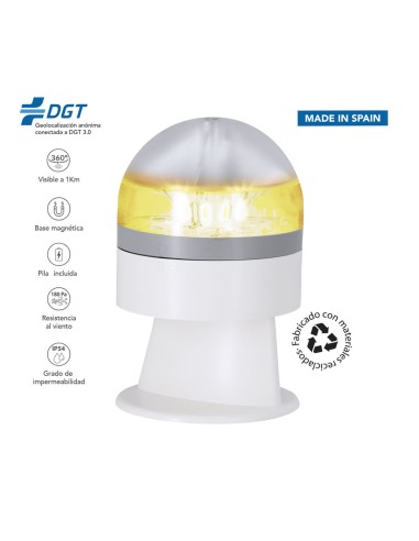 Baliza v16 de emergencia homologada conectada...