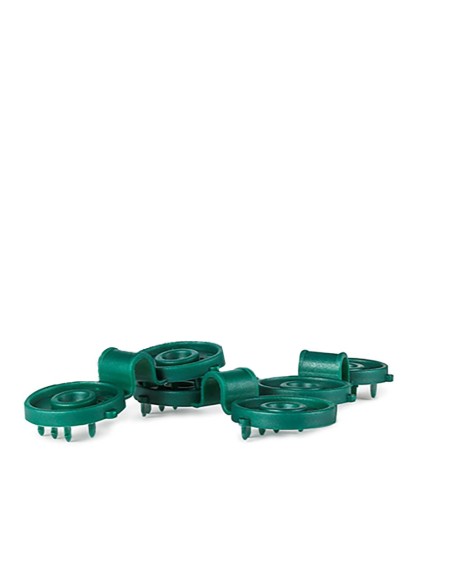 Pinzas para malla sombreo, verdes, 600 uds