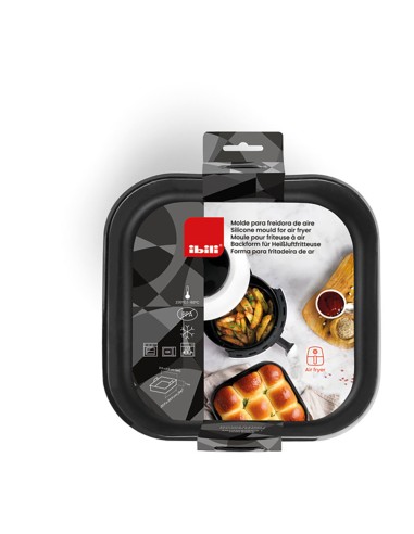 Molde cuadrado de silicona para freidora de...