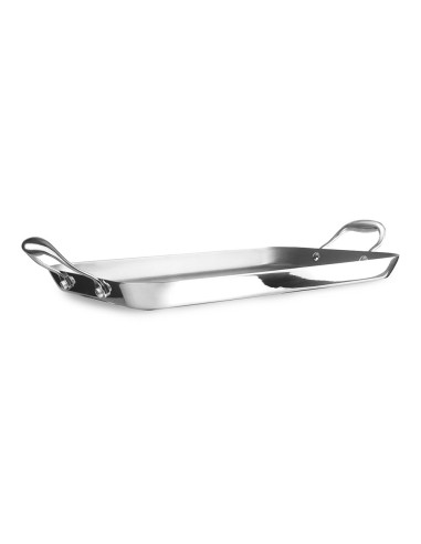 Asador triply natural (inox/alum/inox) 38 x 25 cm