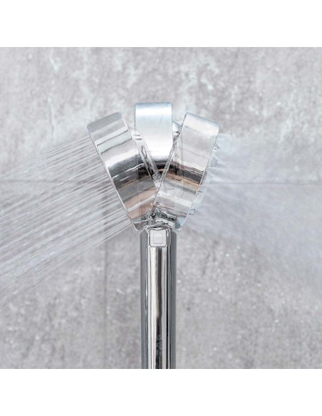 Mango de ducha doble con dispensador 3 en 1 xawara