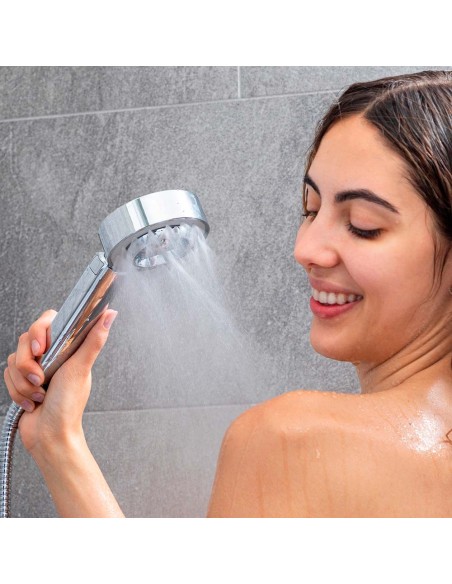 Mango de ducha doble con dispensador 3 en 1 xawara