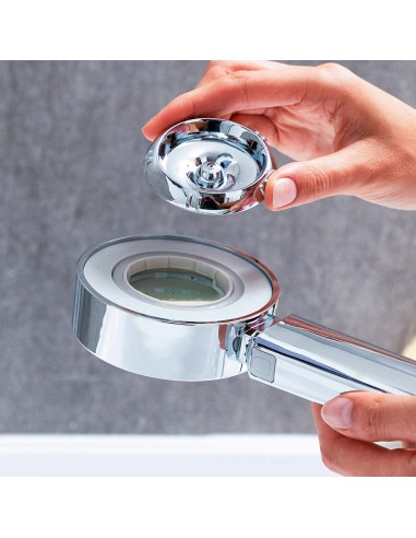 Mango de ducha doble con dispensador 3 en 1 xawara