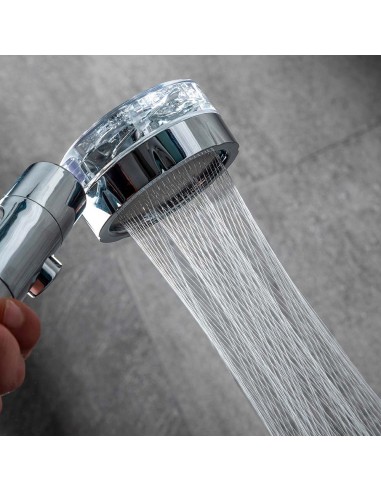 Mango de ducha con hélices de presión y filtro...