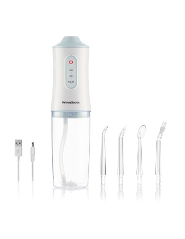 Irrigador dental recargable portátil, denter, 4 w, 6 x 6 x 21 cm