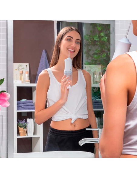 Irrigador dental recargable portátil, denter, 4 w, 6 x 6 x 21 cm