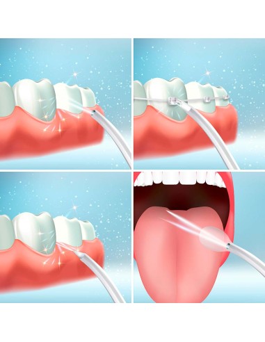 Irrigador dental recargable portátil, denter, 4...
