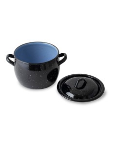 Olla abombada con tapa ø16 cm