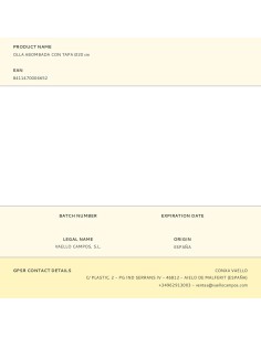 Olla abombada con tapa ø20 cm 2