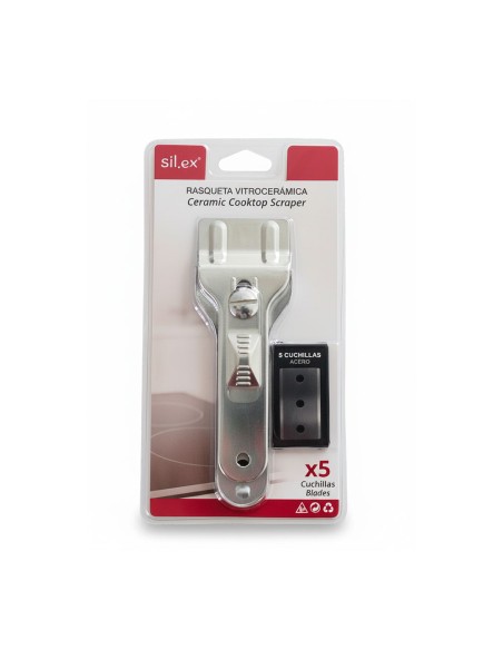 Rasqueta vitrocerámica + 5 cuchillas