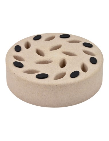 Comedero bambú, slow, beige, 400 ml, ø14,5 x...