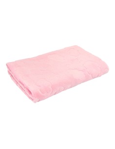 Manta rosa con nubes y estrellas, 100 x 70 cm