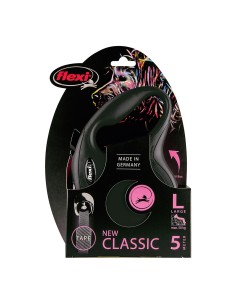 Correa extensible flexi classic l negra, cinta 5 m, hasta 50 kg 2