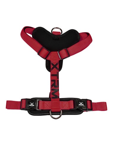 Arnés x-trm cronos neon flash rojo/negro, t-s 15 mm x 35-60 cm