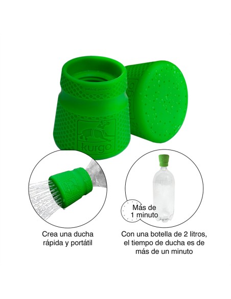 Adaptador botella mud dog ducha portátil