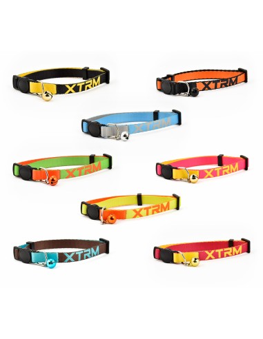 Collar gato x-trm neon flash 10 mm x 22-33 cm, colores surtidos