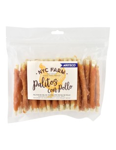 Snack nyc farm, palitos con pollo de 12,5 cm para perros, bolsa 500 g 2