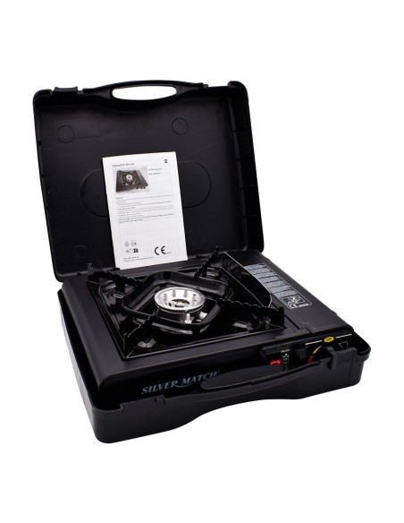 Cocina portátil de gas de 1 fuego, 20 kw, 146 g/h