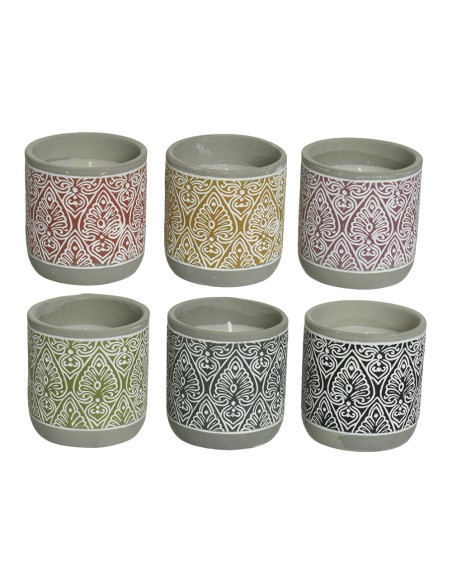 Vela de cera con aroma a citronela, colores surtidos, ø9 x 9 cm