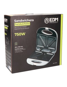 Sandwichera doble 750 w 2