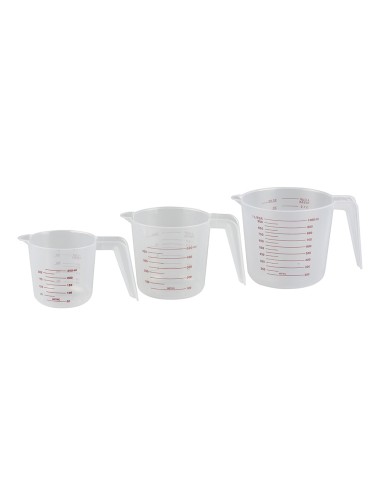Juego de 3 jarras medidoras de 250/500/1000ml