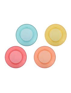 Cuenco reutilizable con estampado de rayas, colores surtidos, set de 4 uds 2